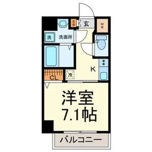 プランドール名駅【3階】の間取り