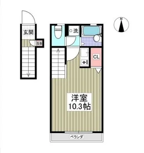 アムールチュラIII【1階】の間取り