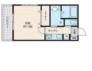 飛馬人館【3階】の間取り