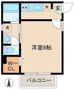 CASA CIMA【2階】の間取り