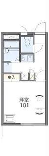 レオパレスDearfriends【1階】の間取り