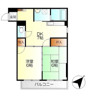 セントヒルズ和庄【4階】の間取り