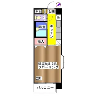 プリマヴェーラ弐番館【2階】の間取り