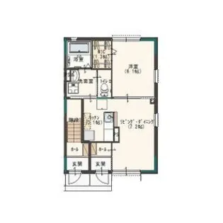 スタージスA【1階】の間取り