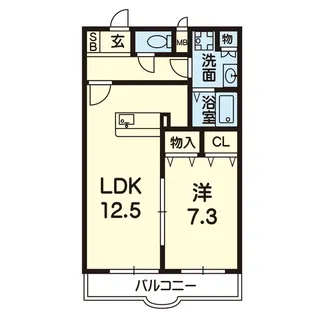レジェンド黒髪【3階】の間取り