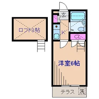 芙蓉ハイツ【1階】の間取り