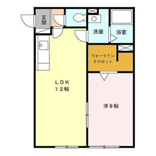 ウイング【2階】の間取り