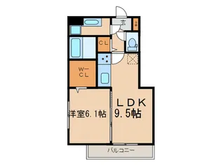 アイル宇治大久保【3階】の間取り
