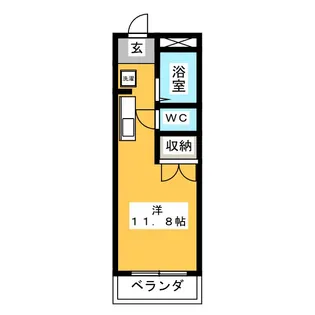 ロイヤルマンション3号館【3階】の間取り