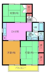 ネオハイツ伊藤【2階】の間取り