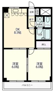 ホワイトコア【2階】の間取り