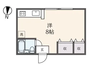 アドラポスト【1階】の間取り