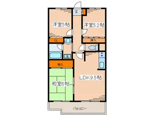 サンス-シ【1階】の間取り