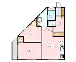 竹浪ビル【3階】の間取り