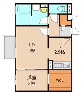 プレミールハイム【2階】の間取り