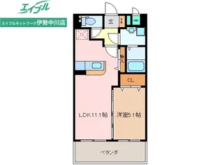 アンジューV【2階】の間取り