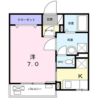 フダルーム【2階】の間取り