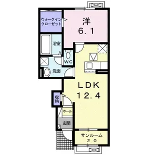 プリマヴェーラIII【1階】の間取り