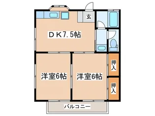 リッチハイツ【2階】の間取り