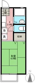 ハイツチェリー【2階】の間取り