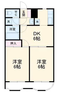 K・サンシャイン【3階】の間取り