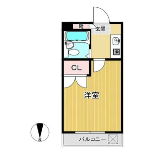 シャルマン谷塚南【2階】の間取り
