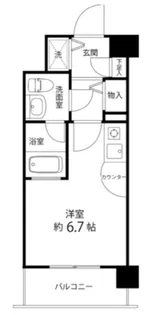 サンセール与野本町【4階】の間取り