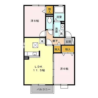 サンモール【2階】の間取り
