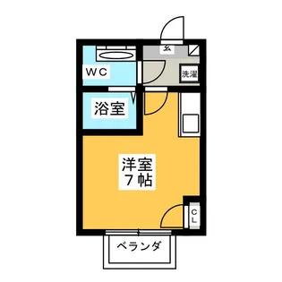 RESIDENCE Cristal【2階】の間取り