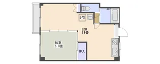 友寄マンション【3階】の間取り