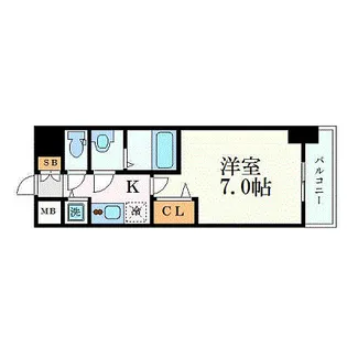 プレサンス鶴舞公園セラヴィ【9階】の間取り