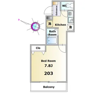 メゾン・ド・ヴェルニ【2階】の間取り