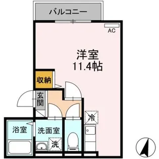 アンジュール神谷【2階】の間取り