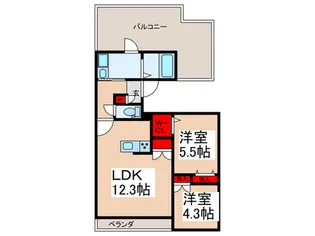 Paul Maison【3階】の間取り