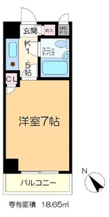 ライオンズマンション東新小岩【6階】の間取り