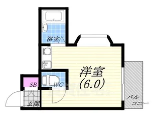 大谷ハイム【2階】の間取り