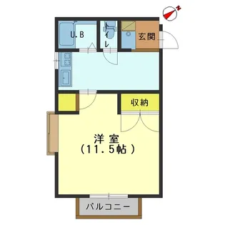 サントピアひばり【2階】の間取り
