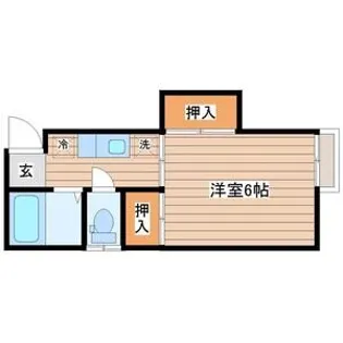 ハイネス川内【2階】の間取り