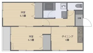 コンフォート・マリーナ【1階】の間取り