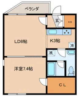桜ガーデン【2階】の間取り