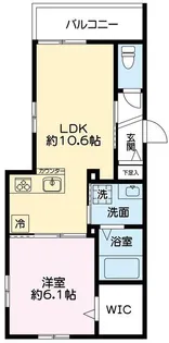 フォンテーナ横濱【3階】の間取り