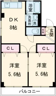 浅野レジデンス【3階】の間取り
