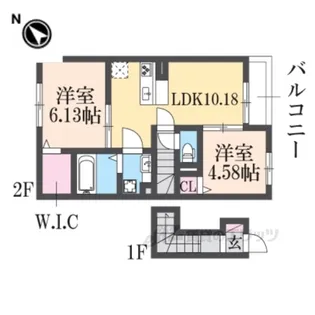 秀豊4号館【2階】の間取り
