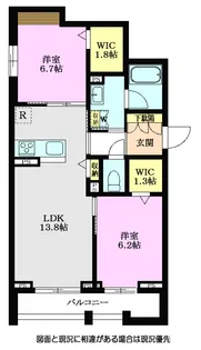 グランメゾン和光【2階】の間取り