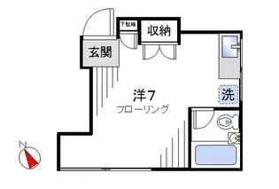 横川ビル1st.【5階】の間取り