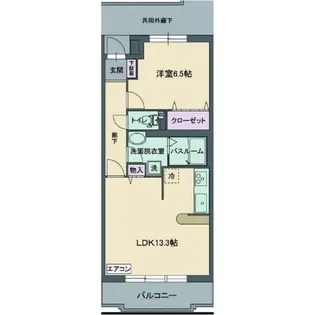 グリーングラス N【2階】の間取り