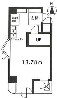 フローレス絵面【4階】の間取り