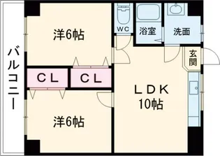 メゾン・ド・グラニット【3階】の間取り