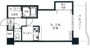 ハイライズ皆実【5階】の間取り