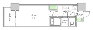プレデコート北田辺【4階】の間取り